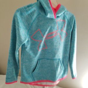 Under Armor Girls size M Cold Gear Hoodie EUC
